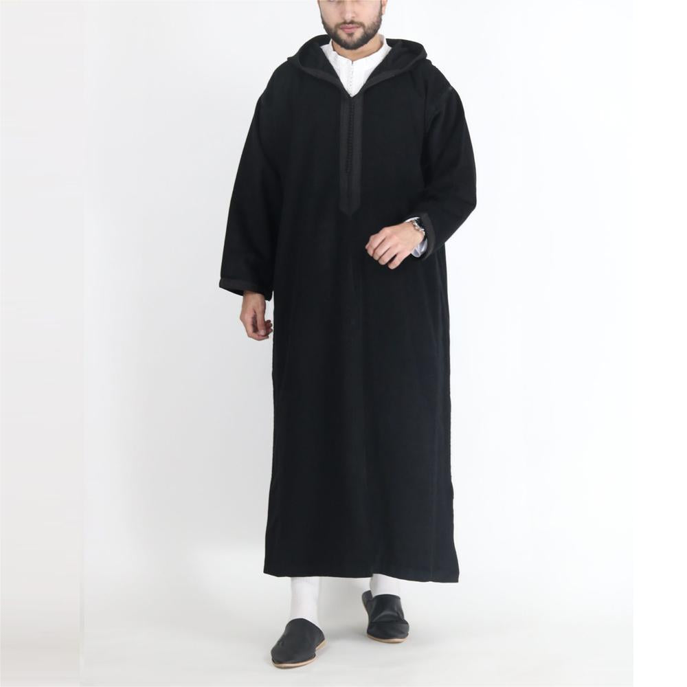 Men's Hooded Djellaba Style Thobe | Casual Jubba